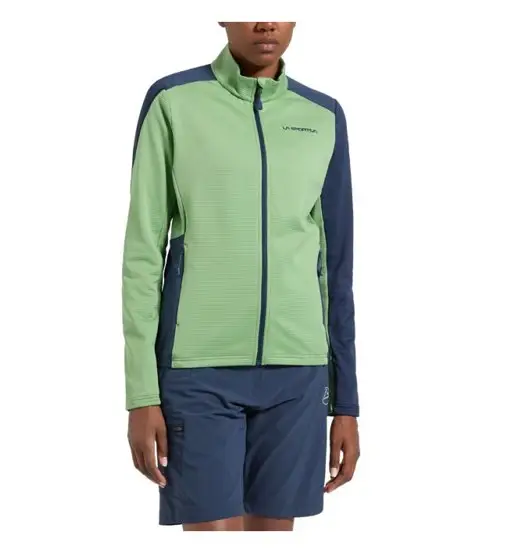 True North W - felpa in pile - donna Light Green