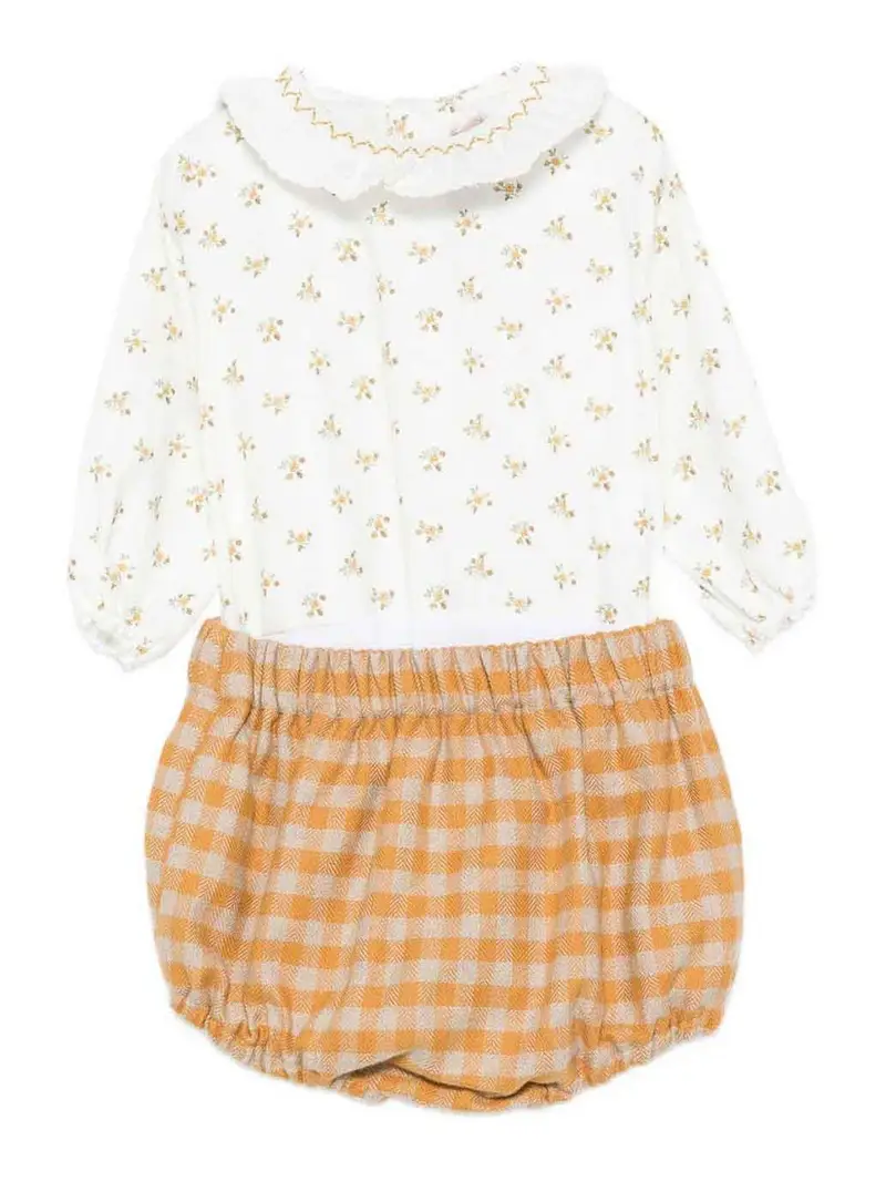 Completo Con Stampa Beige