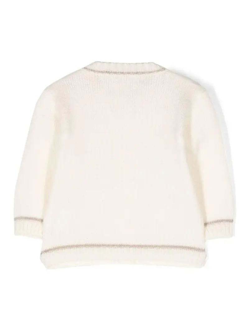 LA STUPENDERIA KIDS Cardigan Bianco 2530062 miniatura 3