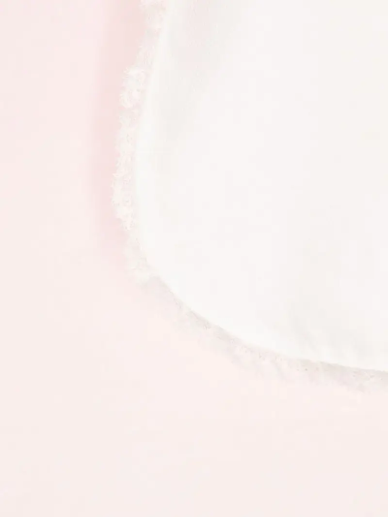 Coperta neonata rosa con merletto miniatura 2