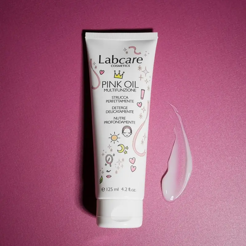 Detersione pink oil multifunzione - Olio detergente viso miniatura 2