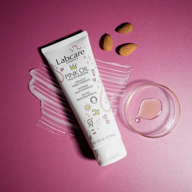 Detersione pink oil multifunzione - Olio detergente viso miniatura 4