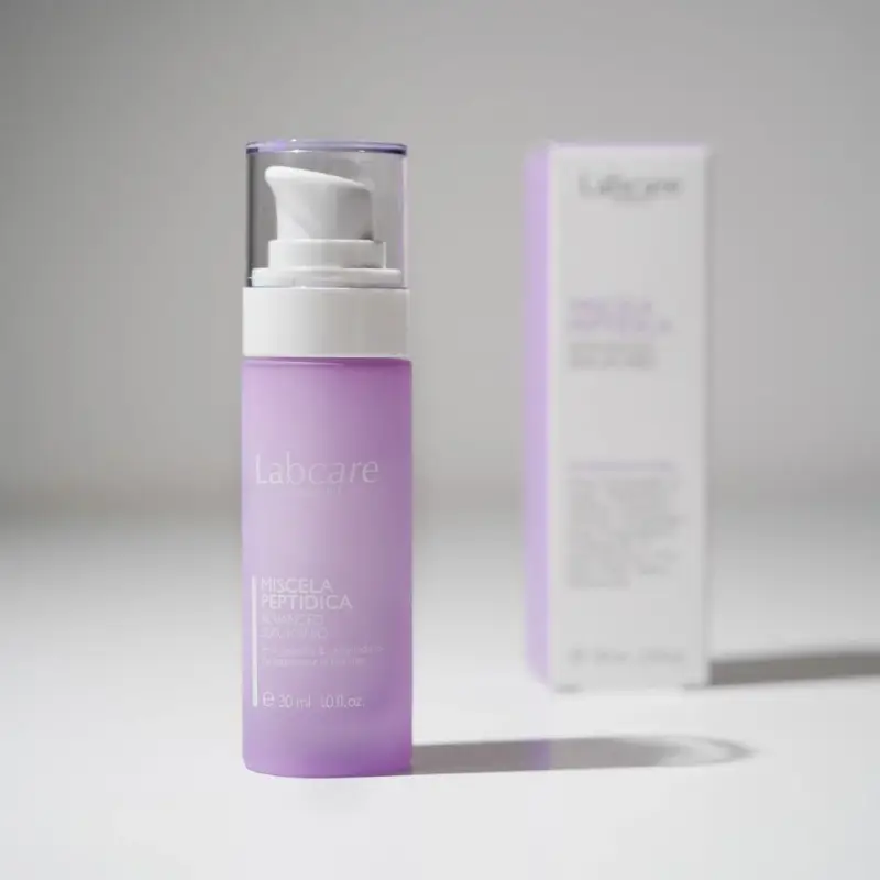 Viso miscela peptidica serum viso - Trattamento antietà pelli mature, Siero antirughe miniatura 2