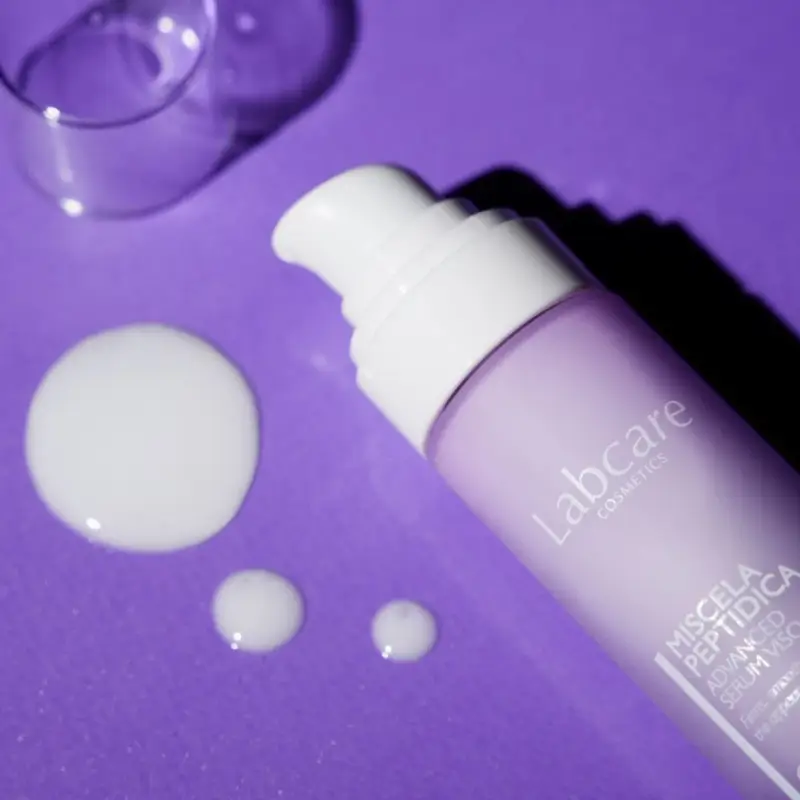 Viso miscela peptidica serum viso - Trattamento antietà pelli mature, Siero antirughe miniatura 5