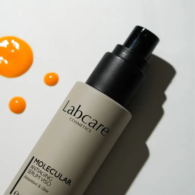 Viso molecular antiaging serum - Trattamento antietà pelli mature, Siero antirughe, Siero viso illuminante miniatura 2