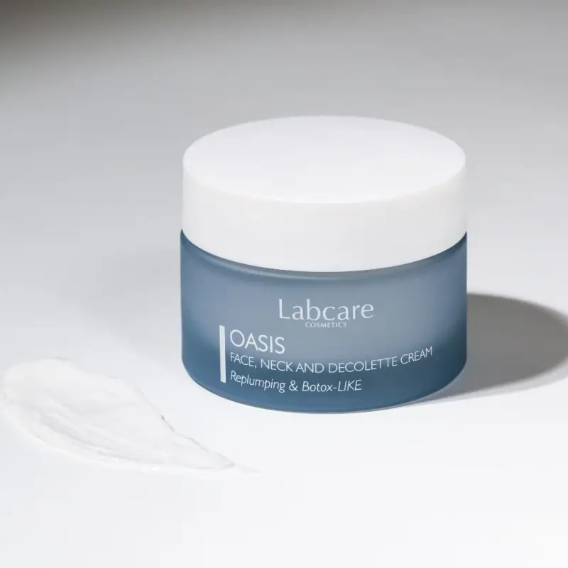 Viso oasis face neck and decollete cream replumping & botox like - Trattamento antietà pelli mature, Crema antirughe miniatura 2