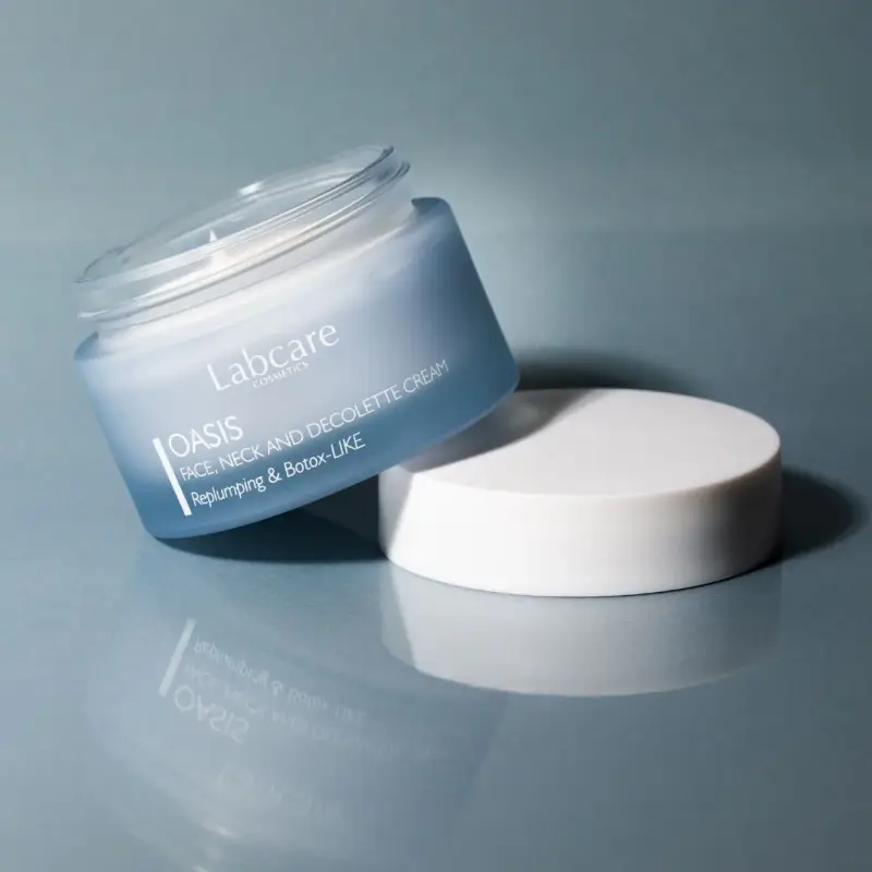 Viso oasis face neck and decollete cream replumping & botox like - Trattamento antietà pelli mature, Crema antirughe miniatura 5
