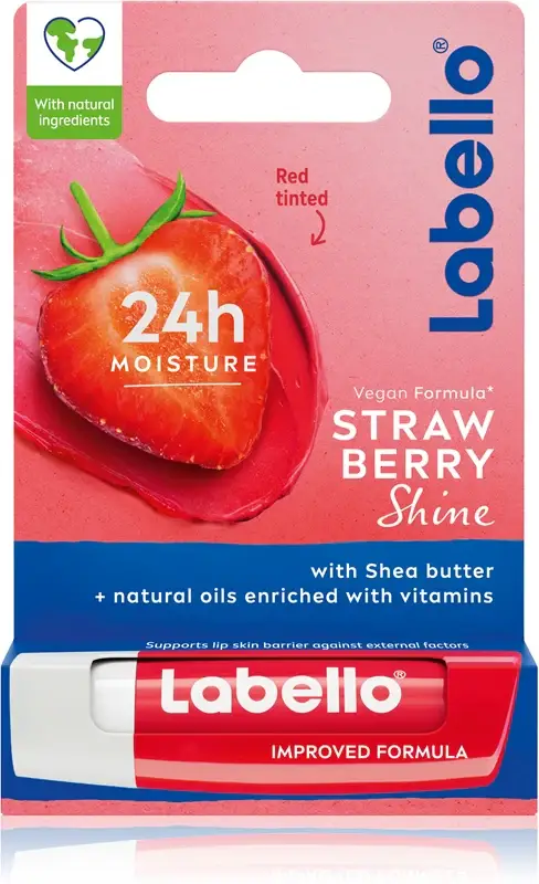 Balsamo Labbra Caring Strawberry Shine - 4,8 g