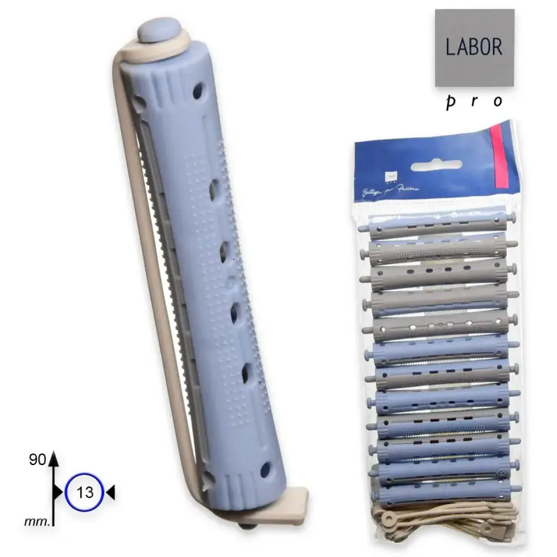 Bigodino permanente lungo confezione da 12 pezzi 13 mm