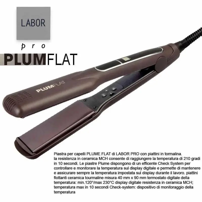 plum flat piastra evo ceramica tourmaline