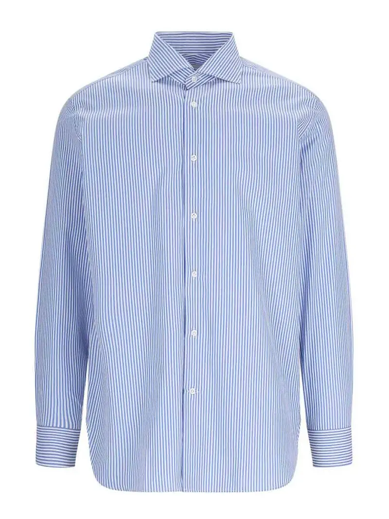 Camicia Righe Blu