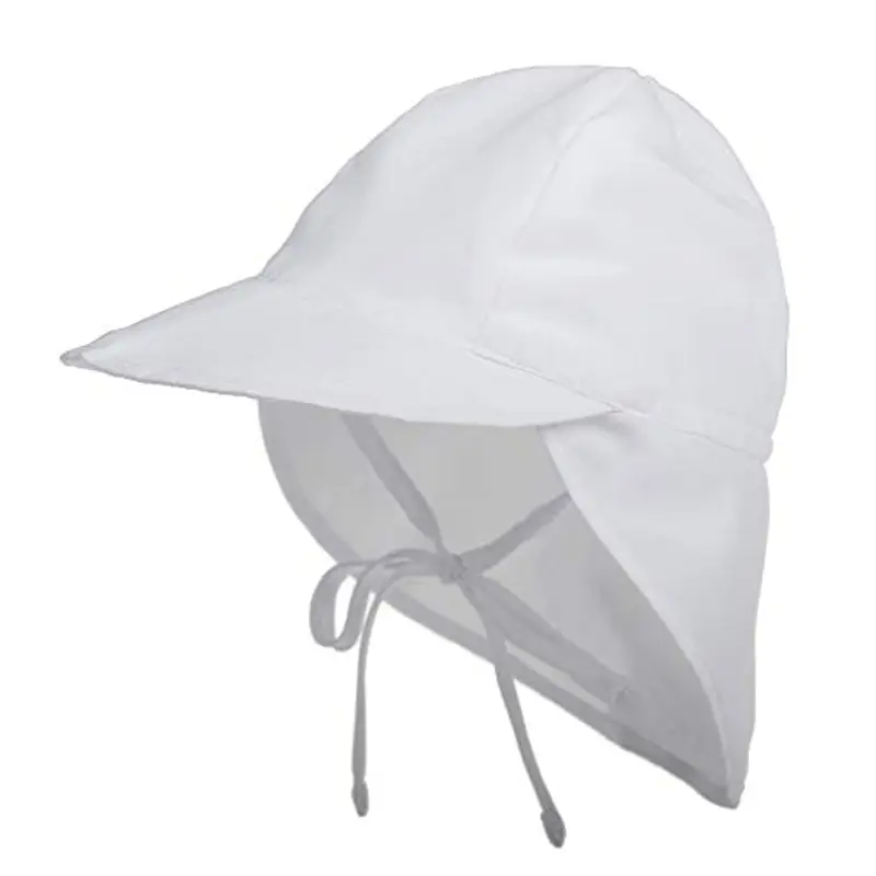 LACOFIA Cappello da Spiaggia Protezione Solare per Neonato Berretto Estivo Regolabile per Bambini Blu 2-5 Anni miniatura 3