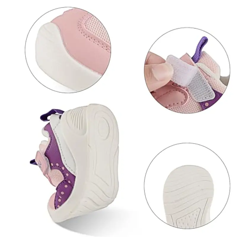 LACOFIA Scarpe primi passi Bambina Rosa 2427195 miniatura 2