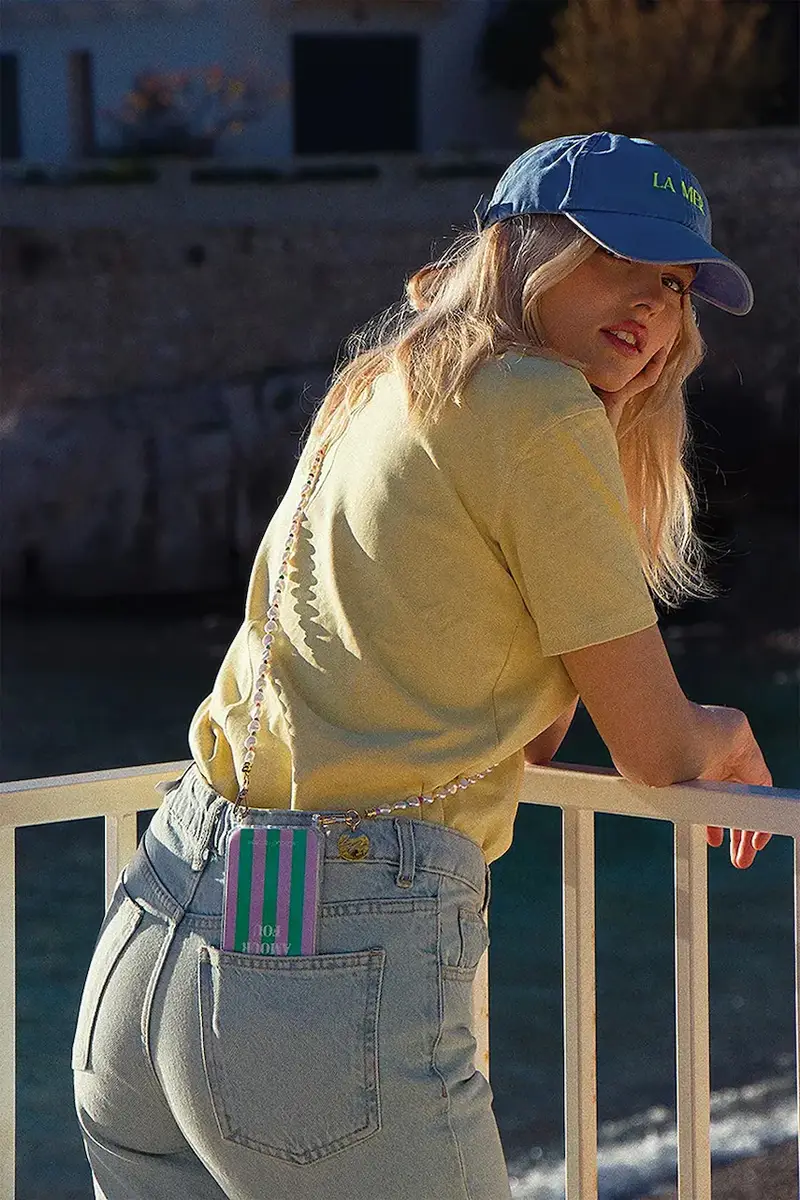 catenella per telefono Anael 120 cm Multicolore miniatura 3