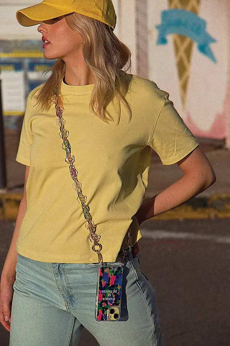 catenella per telefono Cassy 120 cm Multicolore miniatura 3