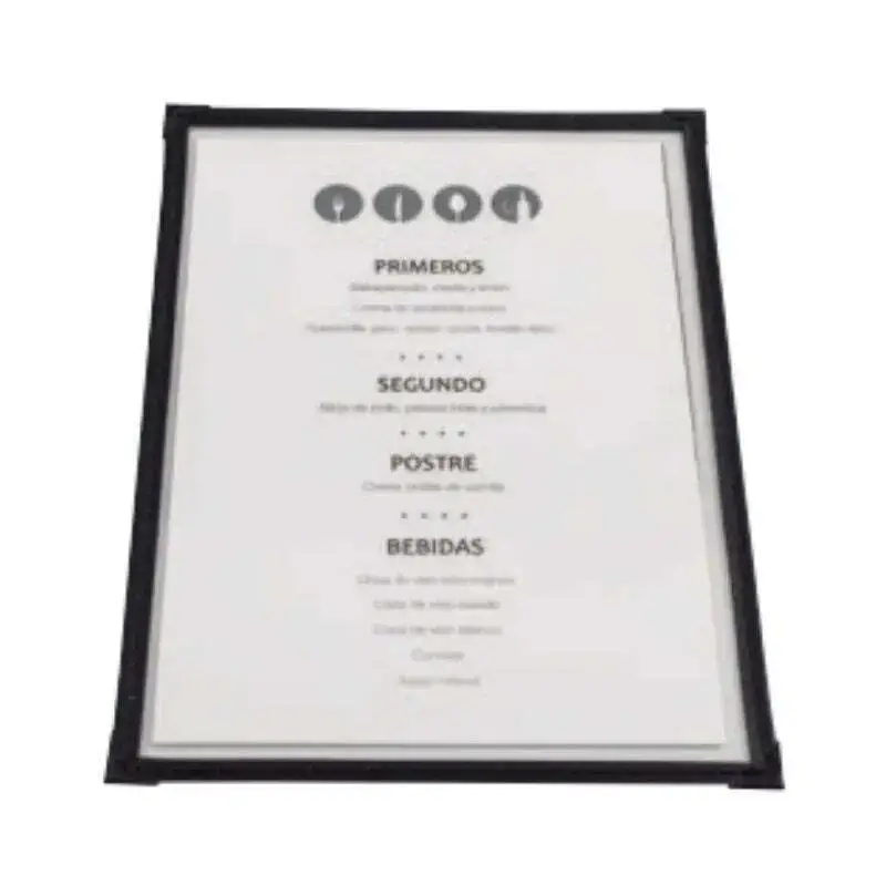 Cornice menu A5 salva collezione Lacor