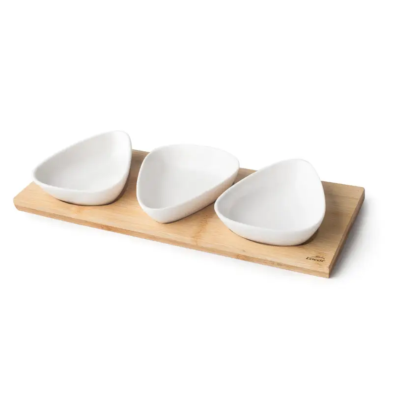 Corona Bici con 3 ciotole nere Lacor