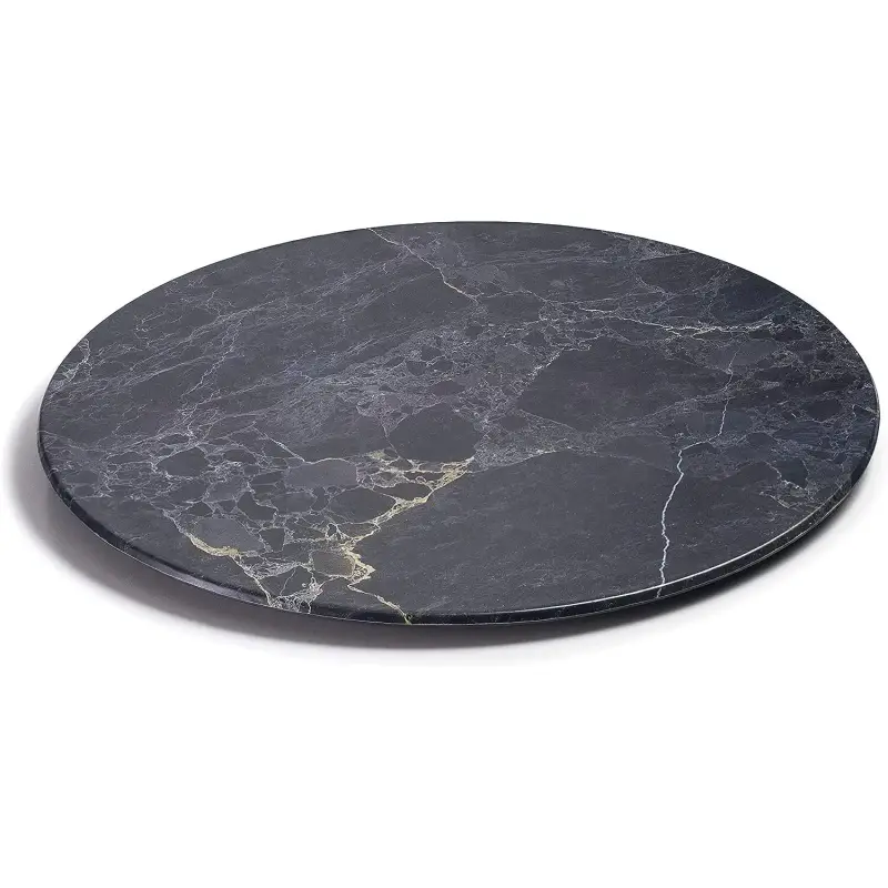 Corona Bici rotondo in melamina Lacor Stone 35x3 cm