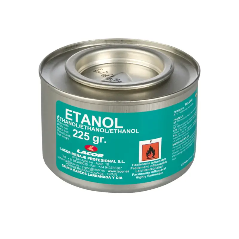 Scatola di gel riscaldante etanolo Lacor