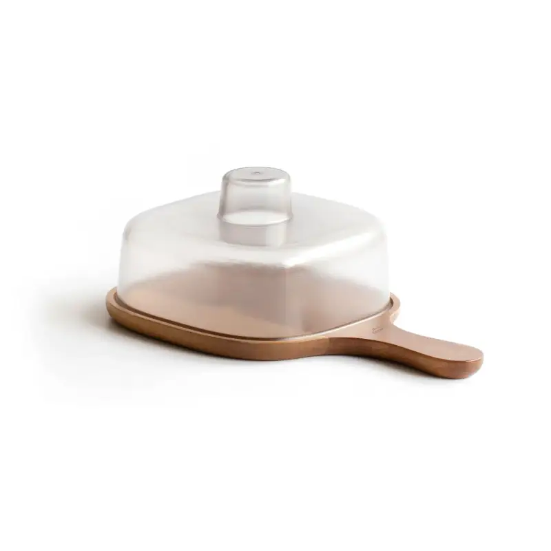 Tagliere per formaggi quadrato con manico Lacor