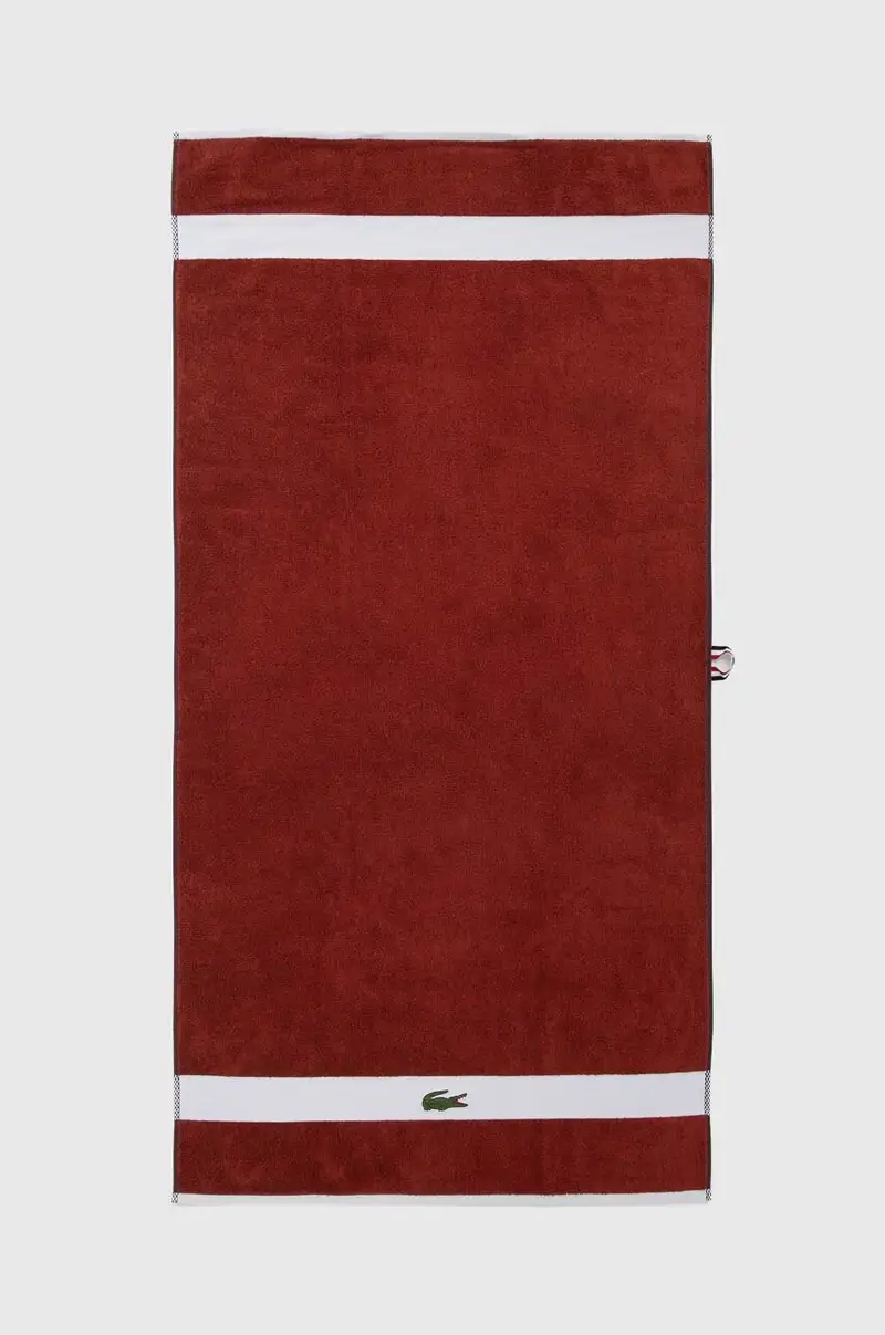 asciugamano con aggiunta di lana L Casual Terre Battue 70 x 140 cm Granata