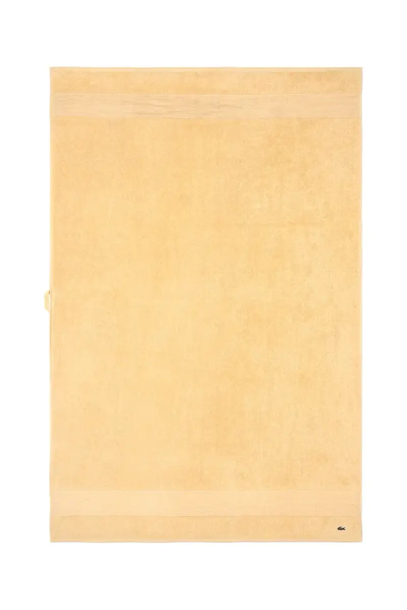 asciugamano grande in cotone L LECROCO Sesame 100 x 150 cm Giallo