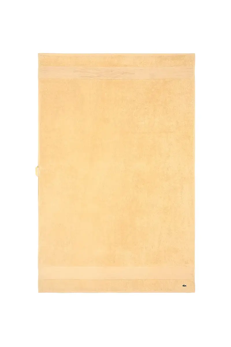 asciugamano medio in cotone L LECROCO Sesame 70 x 140 cm colore giallo