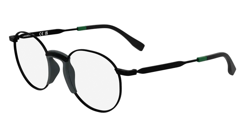 Lacoste Bambino L3114 002 Montature da vista Metallo Nero  Rotonda Normale