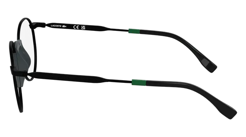 Lacoste Bambino L3114 002 Montature da vista Metallo Nero Rotonda Normale miniatura 2