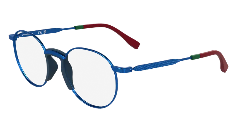 Lacoste Bambino L3114 424 Montature da vista Metallo Blu  Rotonda Normale