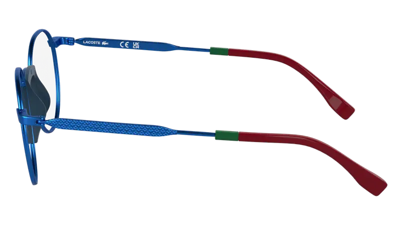 Lacoste Bambino L3114 424 Montature da vista Metallo Blu Rotonda Normale miniatura 2