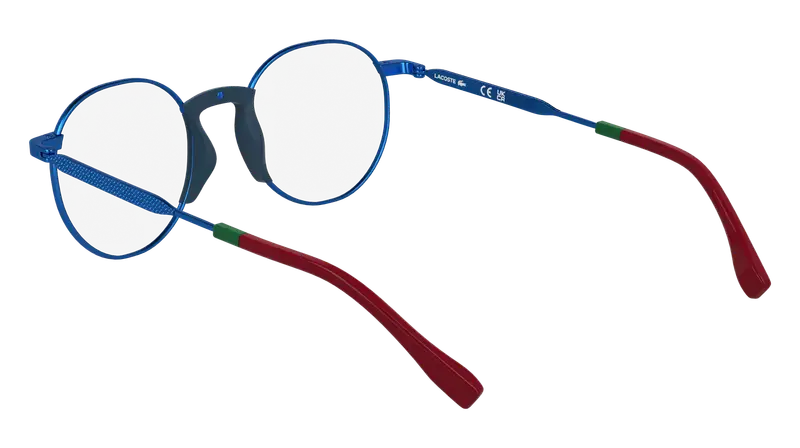 Lacoste Bambino L3114 424 Montature da vista Metallo Blu Rotonda Normale miniatura 3