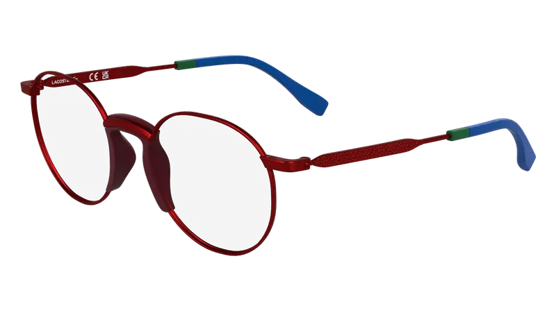 Lacoste Bambino L3114 601 Montature da vista Metallo Bordeaux  Rotonda Normale