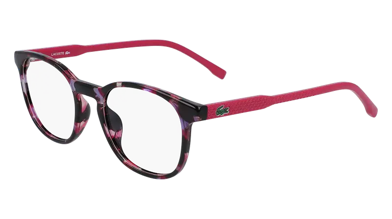 Lacoste Bambino L3632 219 Montature da vista Iniettato Havana  Rotonda Normale Fotocromatiche
