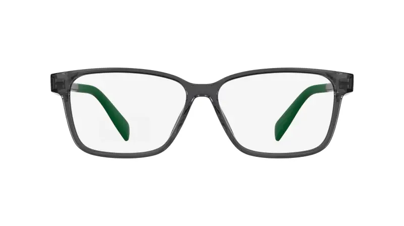 Bambino Lacoste L3664 035 Montature da vista Bio-iniettato Grigio Squadrata Normale miniatura 2