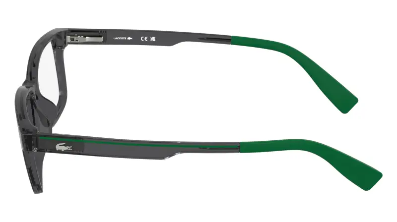 Bambino Lacoste L3664 035 Montature da vista Bio-iniettato Grigio Squadrata Normale miniatura 3