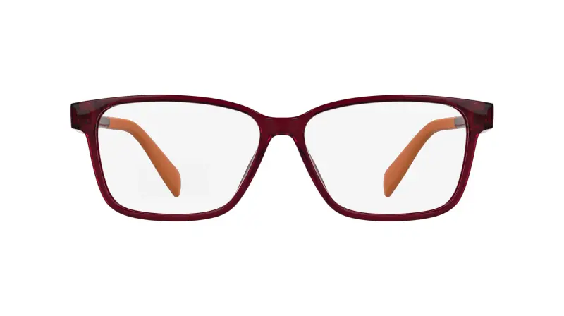 Bambino Lacoste L3664 615 Montature da vista Bio-iniettato Rosso Squadrata Normale miniatura 2