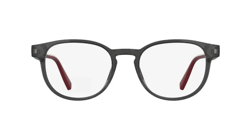 Bambino Lacoste L3666 035 Montature da vista Bio-iniettato Grigio Squadrata Normale miniatura 2