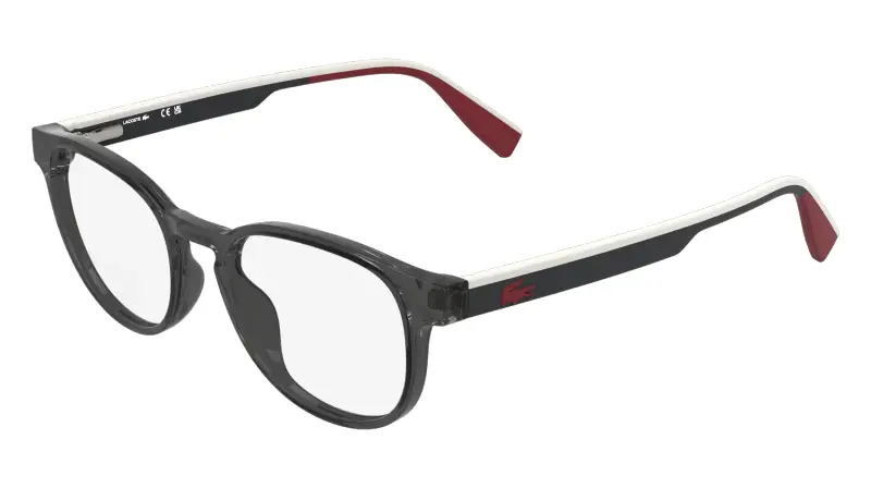 Bambino Lacoste L3666 035 Montature da vista Bio-iniettato Grigio Squadrata Normale