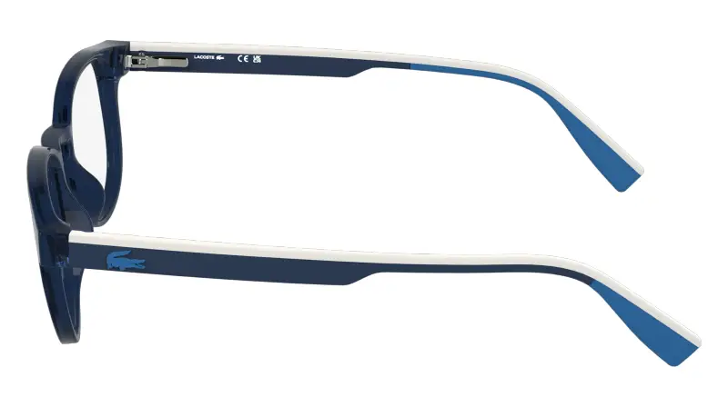 Bambino Lacoste L3666 410 Montature da vista Bio-iniettato Blu Squadrata Normale miniatura 3