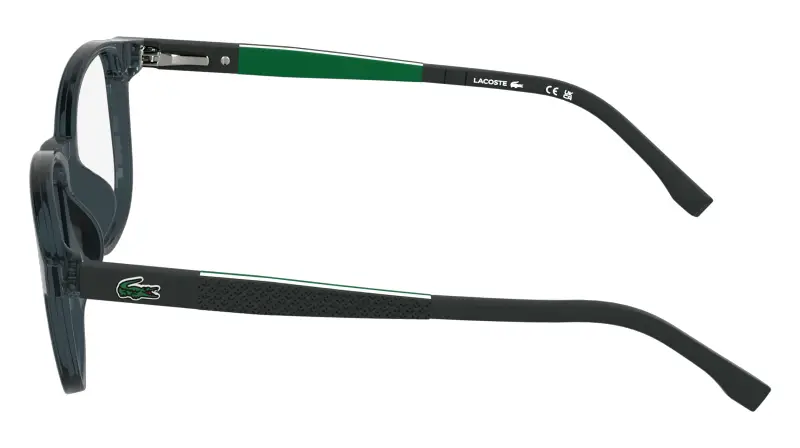 Bambino Lacoste L3667 035 Montature da vista Bio-iniettato Grigio Squadrata Normale miniatura 3