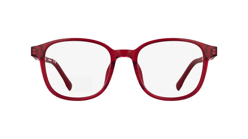 Bambino Lacoste L3667 615 Montature da vista Bio-iniettato Rosso Squadrata Normale miniatura 2