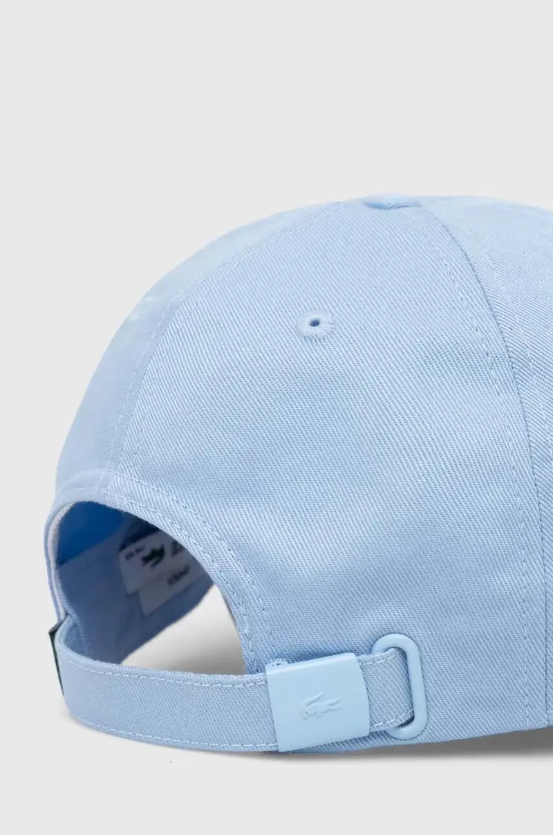 berretto da baseball in cotone colore blu con applicazione miniatura 2