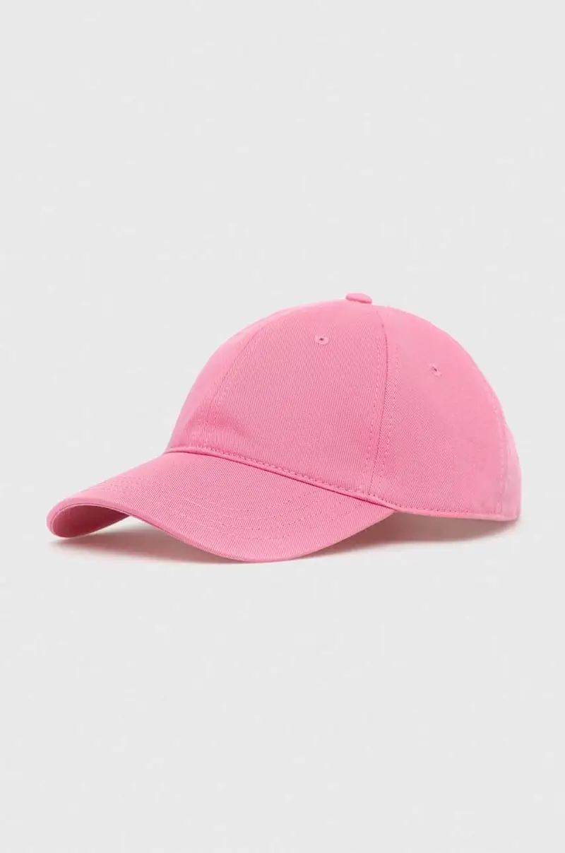 berretto da baseball in cotone colore rosa