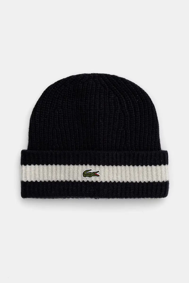 berretto in lana colore blu navy