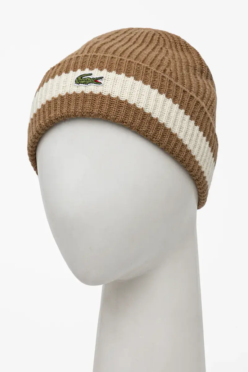 berretto in lana colore nero Verde miniatura 2