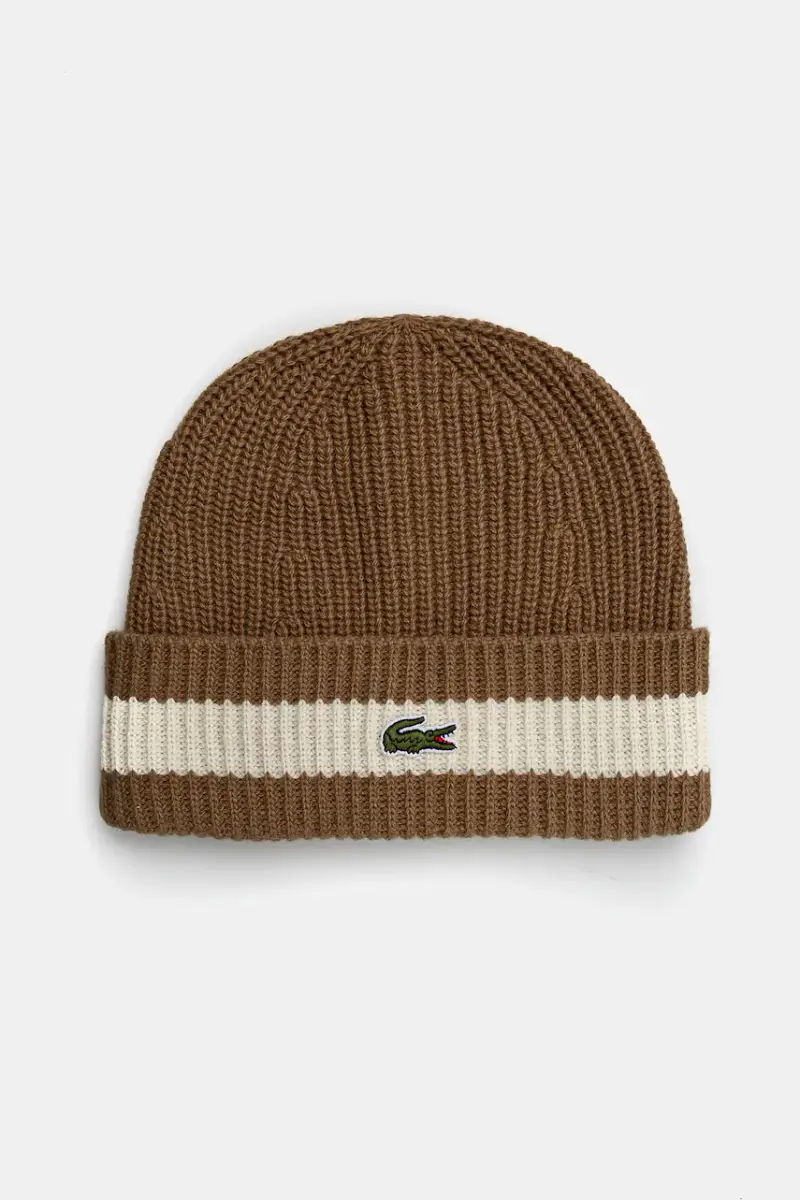 berretto in lana colore nero Verde