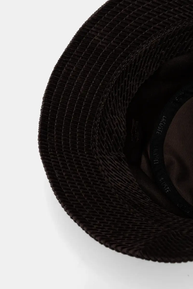 berretto in velluto a coste colore marrone RK2934 miniatura 3