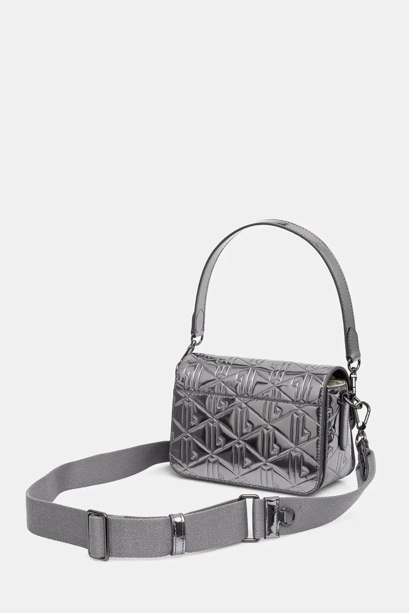 Lacoste Borsa a mano Argento 3568411 miniatura 4