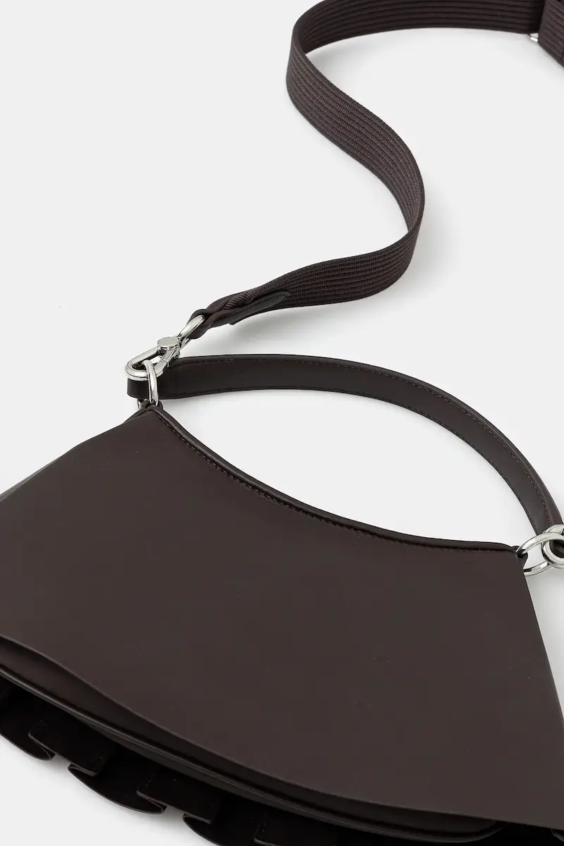 Lacoste Borsa a mano Marrone 4094245 miniatura 3